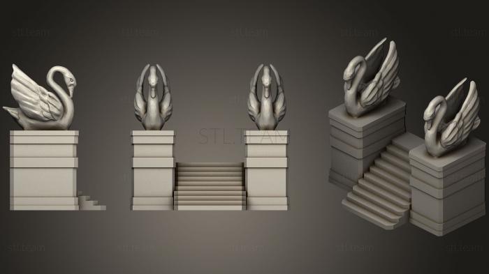 3D model Swan Stairs (STL)